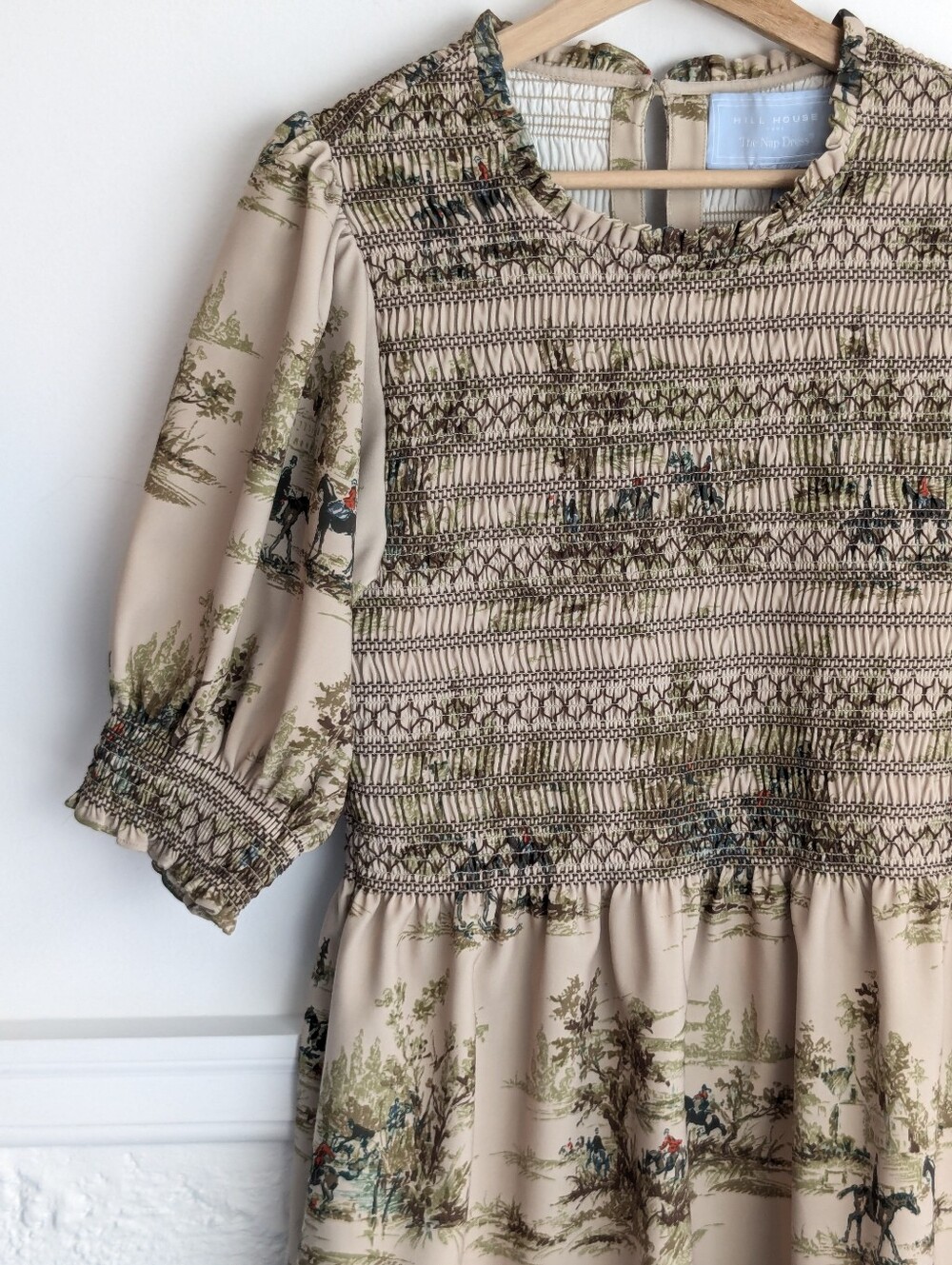 Hill House • The Vivi Nap Dress Equestrian Multi Equestrian Toile - Picture 3 of 10